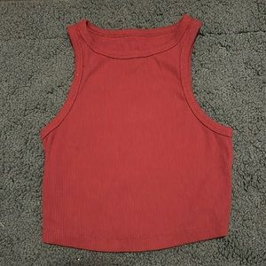 Wild Fable Dark Pink Halter Crop Top